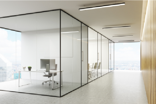 Glass  Aluminium Material